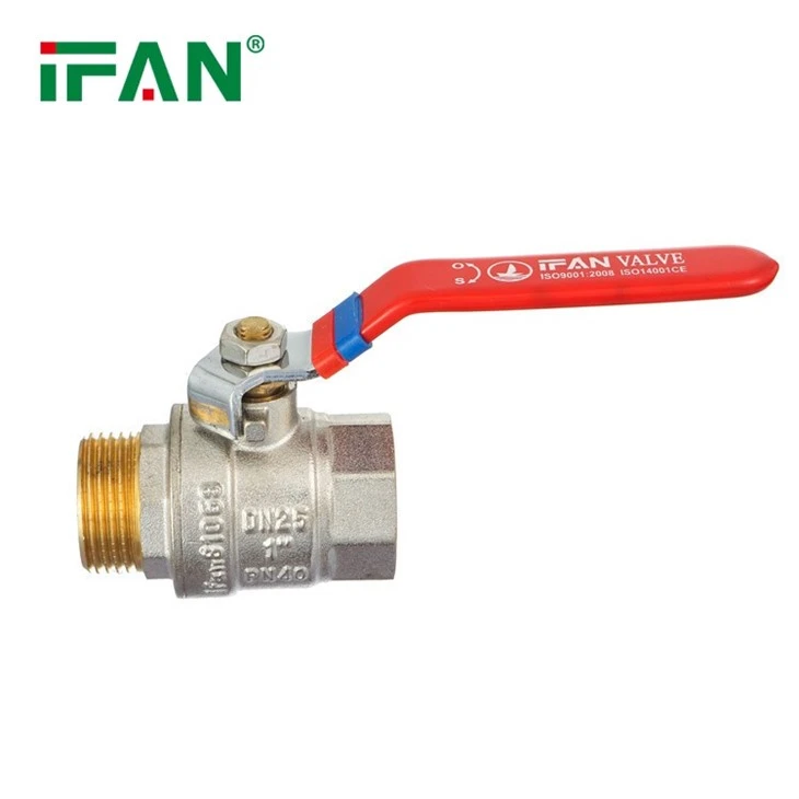 long handle brass ball valve