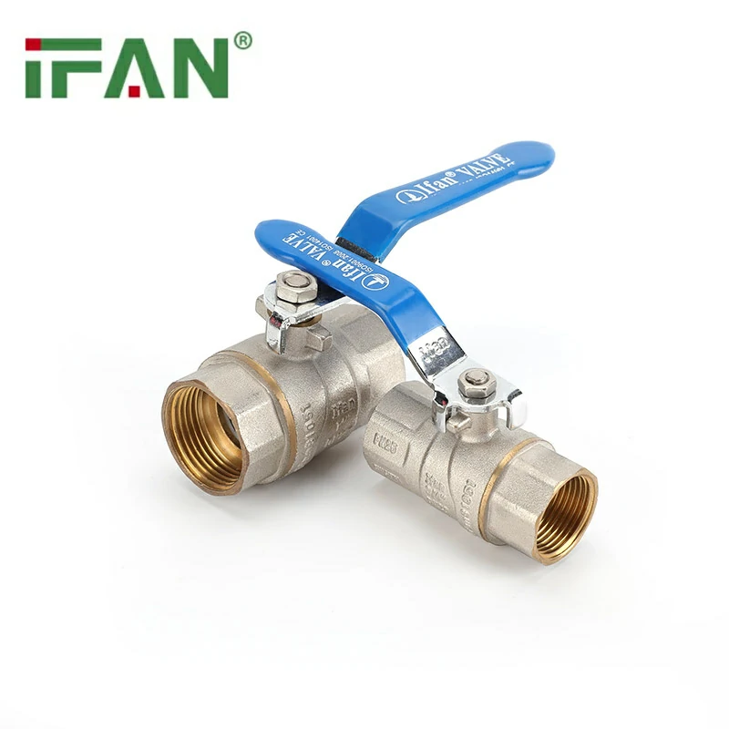 IFAN 81051 Blue Long Handle Brass Ball Valve