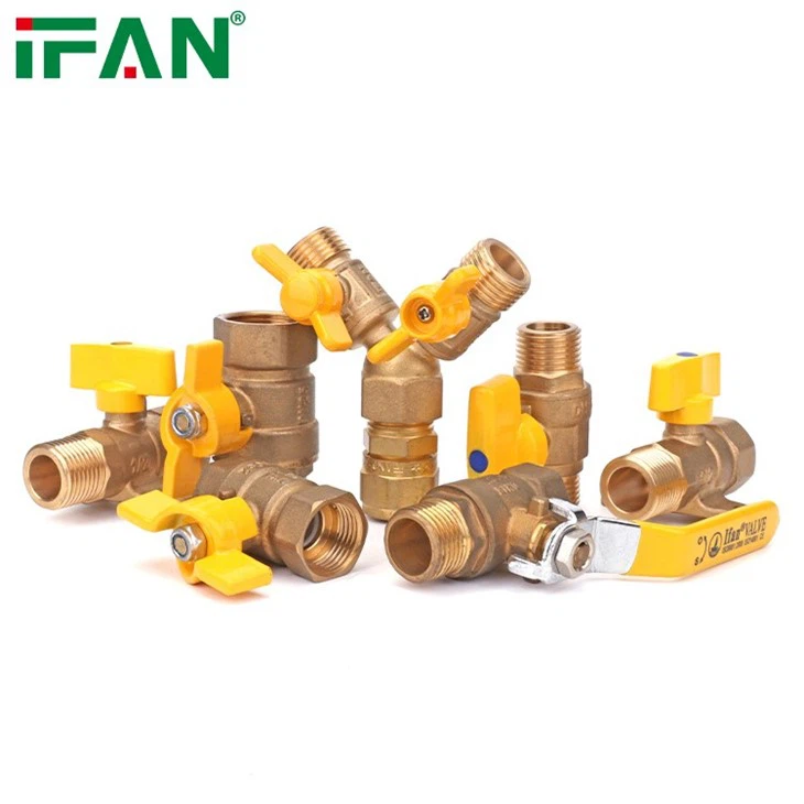 IFAN DIN 8074/8075 Brass Gas Valve